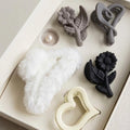 Cute Floral & Heart Shaped Hair Claw Clip Set