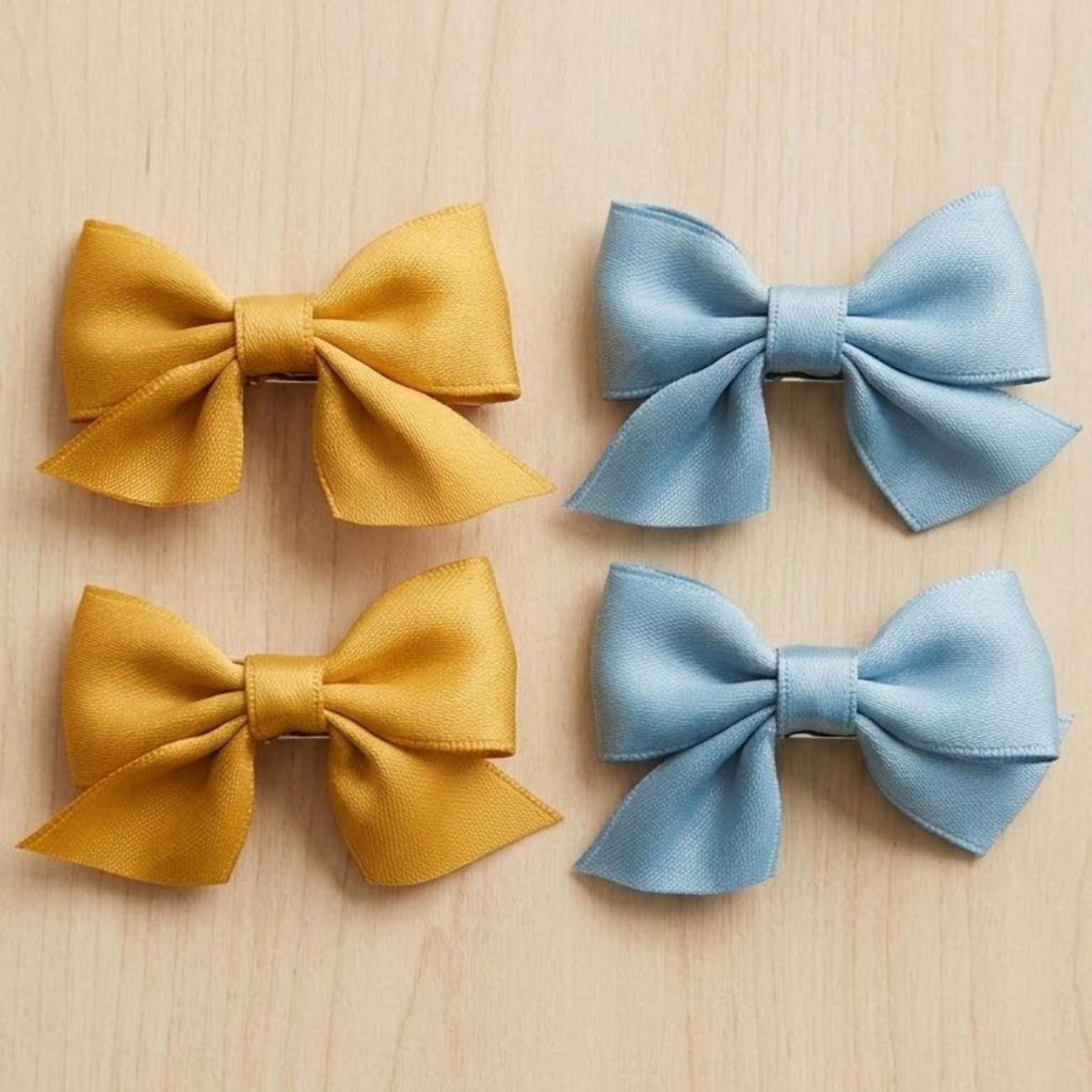 Elegant Ribbon Bow Hair Pin