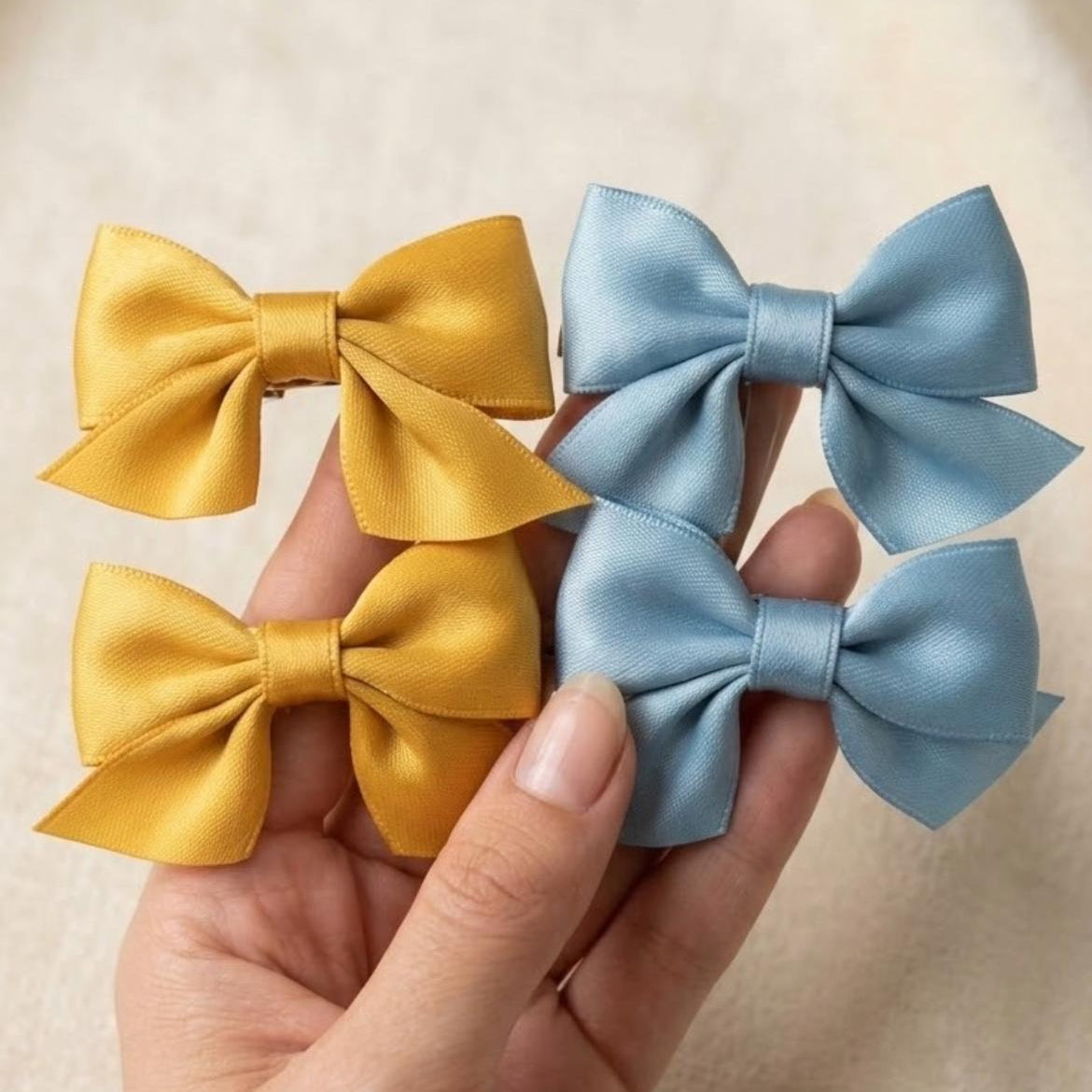 Elegant Ribbon Bow Hair Pin