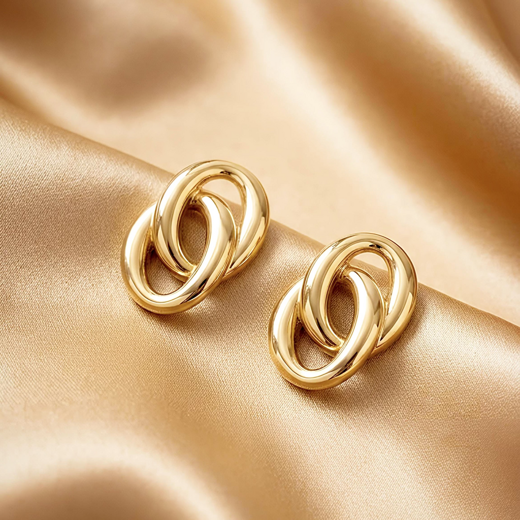 Elegant Gold-Tone Earrings for Women | Everyday & Party Wear