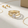 Dual layer square stone