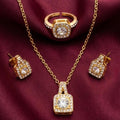 Rhinestone Imitation/Artificial Jewellery 4Pcs