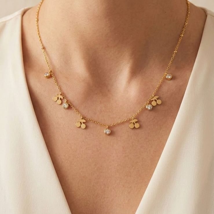 Floral Sparkle Necklace