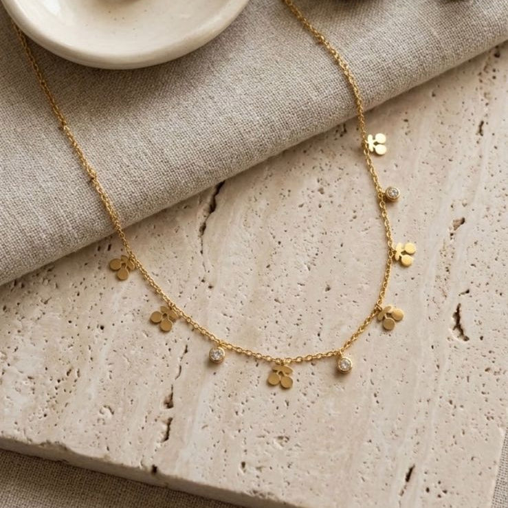 Floral Sparkle Necklace